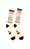 Book Nerd Pride Gym Socks - Large