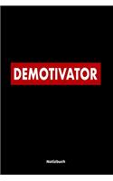 Demotivator Notizbuch