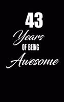 43 years of being awesome