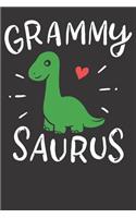 Notebook: College Ruled 6x9 120 Pages Grammy Saurus Granma Granmother Dino Dinosaurus Love Gift