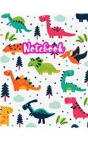 Notebook: Cute Blank Lined Journal Large 8.5 x 11 Matte Cover Design with Ruled White Paper Interior (Perfect for School Notes, Girls and Boys Diary, Kids Wri