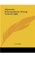 Allgemeine Homoopathische Zeitung V118-119 (1889)