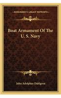 Boat Armament of the U. S. Navy