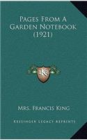 Pages from a Garden Notebook (1921)