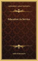 Education As Service