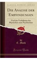 Die Analyse Der Empfindungen