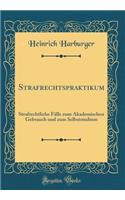 Strafrechtspraktikum: Strafrechtliche FÃ¤lle Zum Akademischen Gebrauch Und Zum Selbststudium (Classic Reprint)