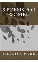 9 poems for women