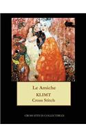 Le Amiche: Gustav Klimt cross stitch pattern