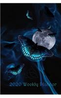 2020 Butterfly Moon Planner (Magic Witches Planner, Black & Teal, Butterflies, Blue Smoke, 6 x 9)