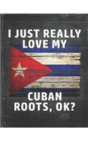I Just Really Like Love My Cuban Roots: Cuba Pride Personalized Customized Gift Undated Planner Daily Weekly Monthly Calendar Organizer Journal
