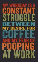 My Workday Is A Constant Struggle Between My Desire For Coffee And My Fear Of Pooping At Work