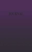 Cool Minimalist Journal in Violet