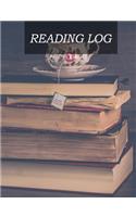 Reading Log: Gifts for Book Lovers / Reading Journal [7.44 " x 9.69"] 100 Spacious Record Pages (Reading Logs & Journals)