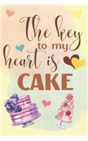 The Key To My Heart Is Cake