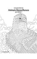 Livro para Colorir de Animais Maravilhosos para Adultos 1