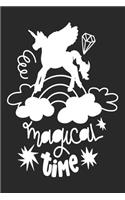 Magical Time (Unicorn Journal Notebook): unicorn journal, unicorn notebook, unicorn journal amazon, unicorn journal with lock, unicorn journal for girls, unicorn journal book, unicorn journ