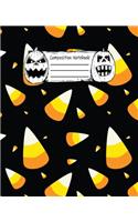 Abstract Halloween Pattern Volume 7 College Ruled Journal