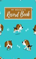 My Beagle's Record Book: Pet Journal Log Book - Medical & Vet Records - Pet Sitter Notes - Manage Expenses - Track Appetite, Weight, Sleep, Play Times, & More! - Perfect for