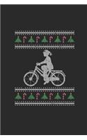 Ugly Christmas Bicycle: Dotted Bullet Notebook (6" x 9" - 120 pages) Christmas Themed Notebook for Daily Journal, Diary, and Gift