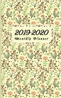 F4 Monthly Planner Lovely Flowers Cover