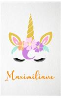 Maximiliano A5 Lined Notebook 110 Pages