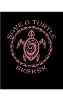 SKSKSK Save A Turtle: And I oop Isometric Paper Notebook. Iso Grid Graph Sheets 3D Triangular Reticle Drawing Equilateral Triangles Architecture Math Geometry School Proj