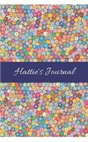 Hattie's Journal: Cute Personalized Name College-Ruled Notebook for Girls & Women - Blank Lined Gift Journal/Diary for Writing & Note Taking