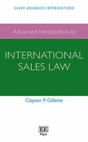 Advanced Introduction to International Sales Law