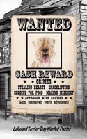 Lakeland Terrier Dog Wanted Poster: Handwriting Practice Paper for Kids Notebook with Dotted Lined Sheets for K-3 Students Featuring 120 Pages 6x9