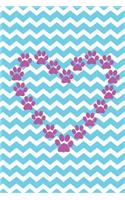 Paw Print Heart