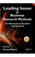 Leading Issues in Business Research Methods