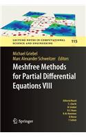 Meshfree Methods for Partial Differential Equations VIII