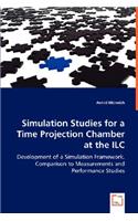Simulation Studies for a Time Projection Chamber at the ILC