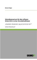 Schreibszenarium für den offenen Unterricht in einer Grundschulklasse: "Kieselstein, Zauberstein, sag wo kommst du her?"