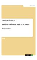 Der Unternehmenscheck in 10 Fragen