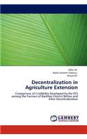 Decentralization in Agriculture Extension