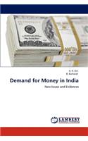 Demand for Money in India