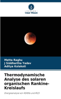 Thermodynamische Analyse des solaren organischen Rankine-Kreislaufs