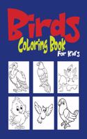 Birds Coloring Book For Kids