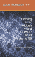 Missing Letter Hidden Word Sudoku
