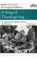A Song of Thanksgiving