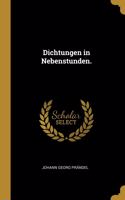 Dichtungen in Nebenstunden.