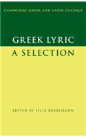 Greek Lyric