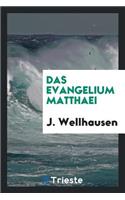 Das Evangelium Matthaei