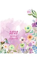 2020 Weekly Planner: One Year, Monthly Calendar Planner, Business, 12 Months for Academic Agenda Schedule Weekly Action Plan Organizer Logbook, 8.5" x 11", 50 Pages