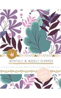 Monthly & Weekly Planner 2019 - 2020 with Gratitude Journal, Habit & Mood Tracker, TO-DO Lists