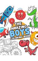 Amazing boys coloring book