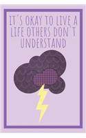 It's Okay To Live A Life Others Don't Understand Lightning Journal