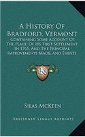 A History Of Bradford, Vermont